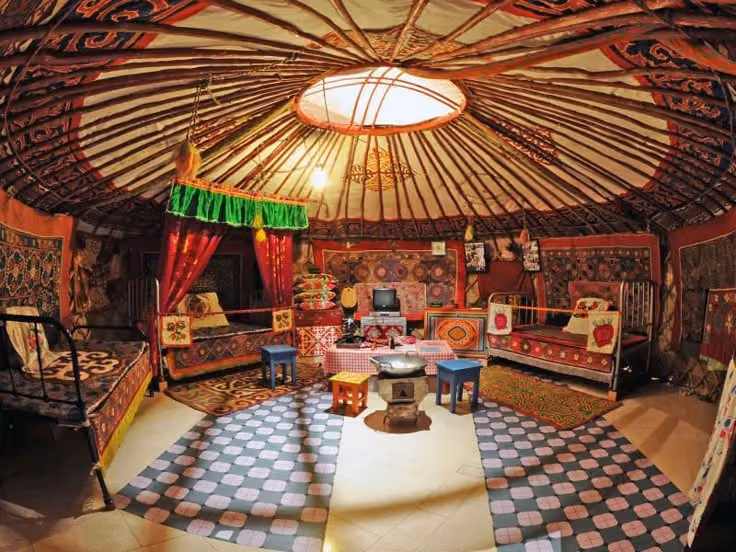 Two bed yurt
