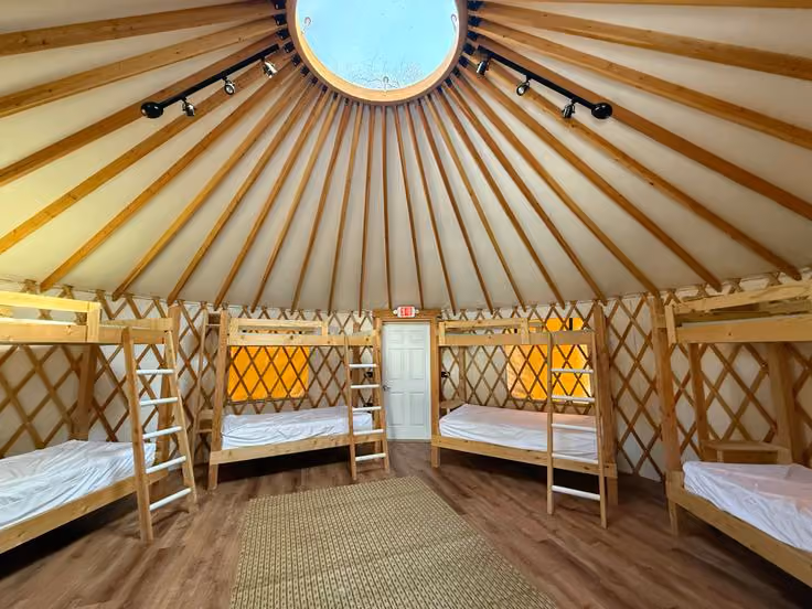 Five bed yurt